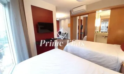 Flat disponível para venda no Edifício Stella Vega na Paraíso, com 31m², 1 dormitório e 1 vaga de garagem