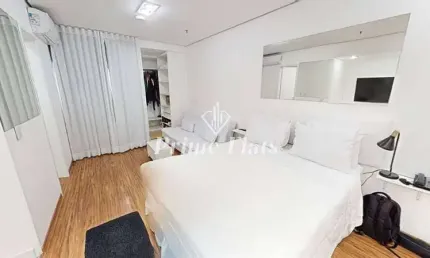 Flat disponivel para locação no mercure hotel, com 27m², 1 dormitório e 1 vaga de garagem