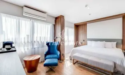 Flat disponível para venda no Hotel Paulista São Paulo, com 30m², 1 dormitório e 1 vaga