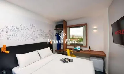 Flat disponível para venda B&amp;B Hotel São Paulo Luz, com 13,75m², 1 dormitório e 1 vaga