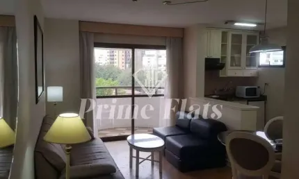 Flat disponível para venda no Hotel Paulista Wall Street na Bela Vista, com 55m², 1 dormitório e 1 vaga de garagem