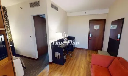 Flat disponível para venda no Estanplaza Funchal Faria Lima, com 28m², 1 dormitório e 1 vaga de garagem