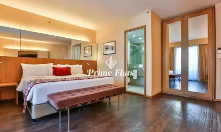 Flat disponível para venda no radisson blu são paulo em pinheiros, com 32m², 1 dormitório e 1 vaga