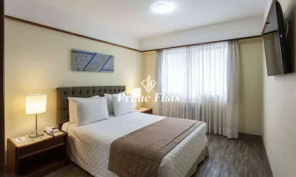 Flat disponível para venda no La Residence Itaim by Manager, com 42m², 1 dormitório e 1 vaga
