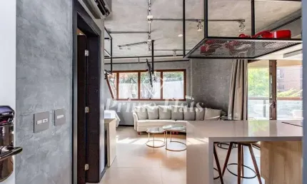 Flat disponível para venda no Cyrela by Pininfarina no Itaim Bibi, com 49m², 1 dormitório e 1 vaga