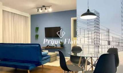 Flat disponível para venda no Aparthotel Adagio São Paulo Berrini Hotel, com 42m², 1 dormitório e 1 vaga