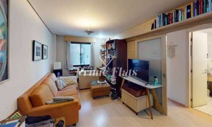 Flat disponível para venda no Aparthotel Adagio Sao Paulo Moema, com 55m², 2 dormitórios e 1 vaga