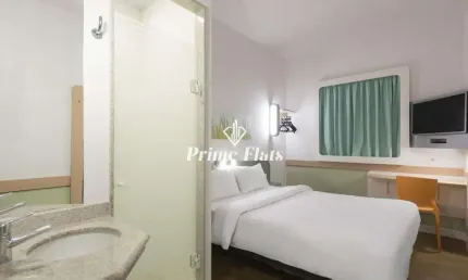 Flat disponível para venda no Ibis Budget São Bernardo do Campo, com 12m², 1 dormitório e 1 vaga de garagem