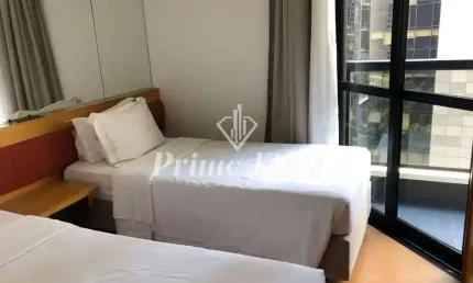 Flat disponível para venda no Hotel Address Faria Lima by Intercity, com 42m², 1 dormitório e 1 vaga