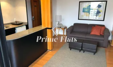 Flat disponível para locação no Hotel Address Faria Lima By Intercity, com 42m², 1 dormitório e 1 vaga de garagem