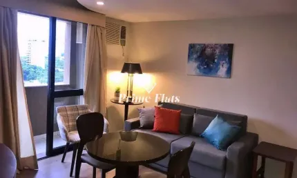 Flat disponível para venda no hotel premium flats berrini no brooklin, com 30m², 1 dormitório e 1 vaga