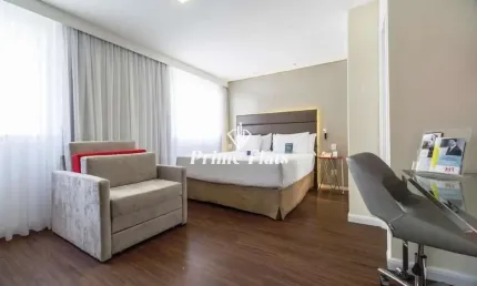 Flat disponível para venda no Mercure São Paulo Vila Olímpia, com 25m², 1 dormitório e 1 vaga de garagem