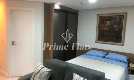 Flat disponível para locação no Transamérica Prime International Plaza no Jardim Paulista, com 45m², 1 dormitório e 1 vaga