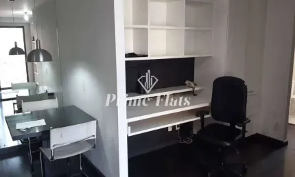 Flat disponível para venda no Quality Suítes Long Stay Vila Olímpia, com 54m², 2 dormitórios e 1 vaga