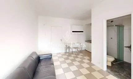 Flat disponível para locação no moema studium, com 35m², 1 dormitório e 1 vaga de garagem