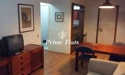 Flat disponível para venda no Saint Moritz Flat Service, com 48m², 1 dormitório e 1 vaga