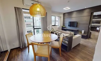 Flat disponível para venda no Clarion Faria Lima, com 55m², 1 dormitório e 2 vagas