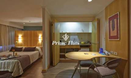 Flat disponível no Slaviero Essential São Paulo Ibirapuera, com 35m², 1 dormitório e 1 vaga
