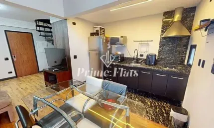 Flat disponível para venda no Place Vendome Flat Service em Moema, com 52m², 1 dormitório e 1 vaga