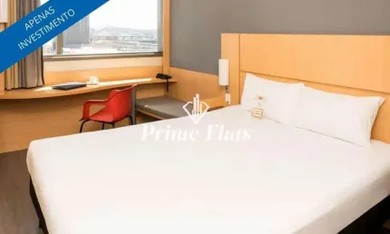 Flat disponível para venda no íbis rio porto atlântico, com 19m², 1 dormitório e 1 vaga