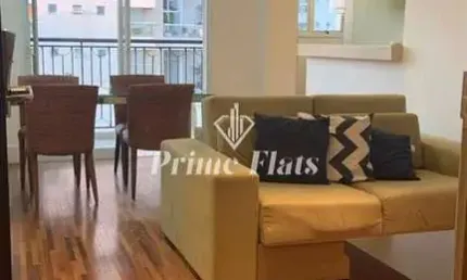 Flat disponível para locação no Condomínio Edifício Diogo Home Boutique na Vila Nova Conceição, com 48m², 1 dormitório e 1 vaga