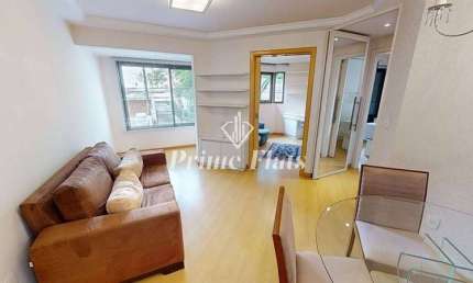 Flat disponível para locação no Estanconfor Moema, com 57m², 2 dormitórios e 1 vaga