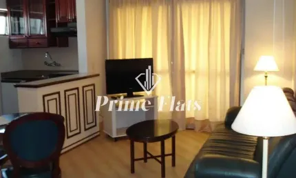 Flat disponível para venda no Hotel Paulista Wall Street na Bela Vista, com 55m², 1 dormitório e 1 vaga de garagem