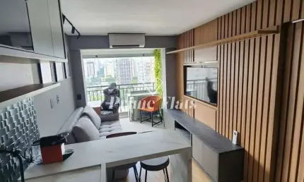 Flat disponível para locação no Nex One Ibirapuera, com 31m² e 1 dormitório