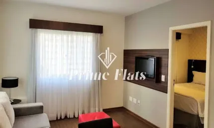 Flat disponível para venda no Mercure São Paulo JK, com 33m², 1 dormitório e 1 vaga de garagem
