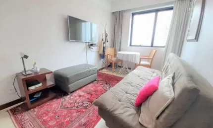Flat disponível para venda no meliá ibirapuera, com 26m², 1 dormitório e 1 vaga
