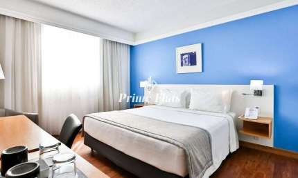Flat disponível para venda no Slaviero Downtown São Paulo, com 24m², 1 dormitório e 1 vaga de garagem