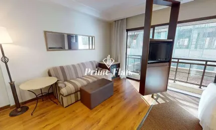 Flat disponível para venda no Estanplaza Paulista, com 32m², 1 dormitório e 1 vaga de garagem