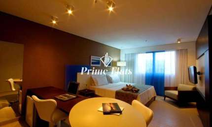 Flat disponível para venda no Intercity Salvador, com 33,m², 1 dormitório e 1 vaga