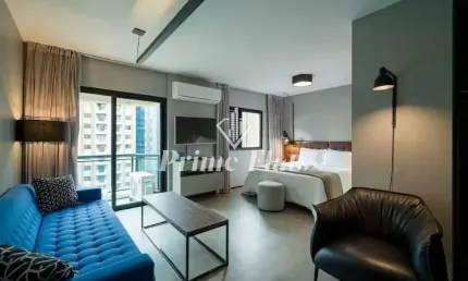 Flat disponível para venda no estanplaza nações unidas, com 42m², 1 dormitório e 1 vaga de garagem