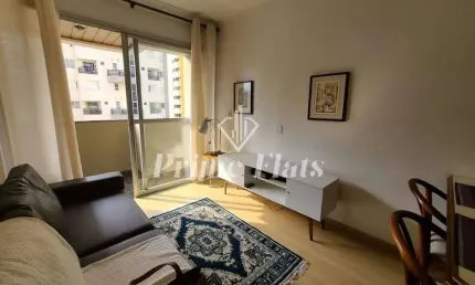 Flat disponível para locação no Condomínio Moema Top Life, com 36m², 1 dormitório e 1 vaga de garagem