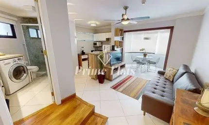 Flat disponível para locação no Hotel Paulista Wall Street na Bela Vista, com 55m², 1 dormitório e 1 vaga de garagem