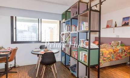 Flat disponível para venda no Hotel Slaviero Essential São Paulo Moema, com 26m², 1 dormitório e 1 vaga de garagem