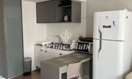 Flat disponível para locação no Ninety Hotel, com 33m², 1 dormitório e 1 vaga de garagem