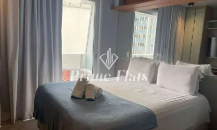 Flat disponível para venda no condomínio downtown luz, com 22m² e 1 dormitório