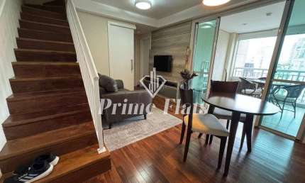 Flat disponível para locação no Estanconfor Villa Paulista, com 120m², 2 dormitórios e 2 vagas