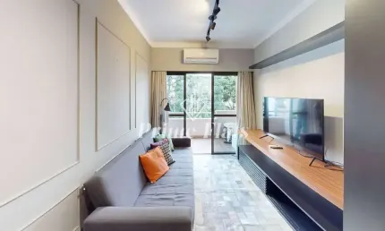Flat disponível para venda no Madison Plaza Service no Jardim Paulista, com 80m², 1 dormitório e 1 vaga