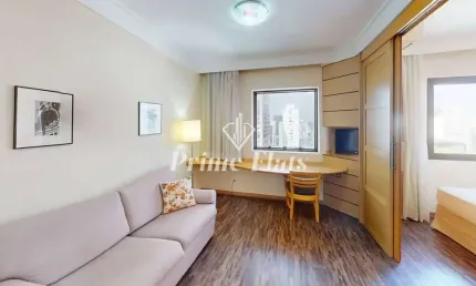 Flat disponível para venda no Green Place Ibirapuera, com 35m², 1 dormitório e 1 vaga
