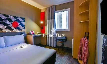 Flat disponível para venda no Ibis São Paulo Morumbi, com 18m², 1 dormitório e 1 vaga
