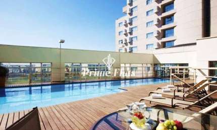 Flat disponível para venda no Quality Suites Alphaville, com 34m², 1 dormitório e 1 vaga