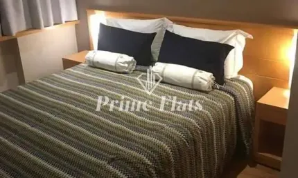 Flat disponível para locação no Transamerica Executive Jardins, com 45m², 2 dormitórios e 1 vaga