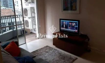 Flat disponível locação no Saint Thomas Residence Service no Jardim Paulista, com 68m², 2 dormitórios e 1 vaga
