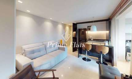 Flat disponível para locação no Gran Estanconfor Veranda Berrini, com 60m², 2 dormitórios e 1 vaga