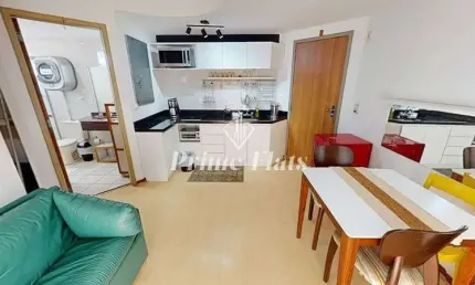 Flat disponível para venda no Hotel Premium Flats Berrini no Brooklin, com 33m², 1 dormitório e 1 vaga