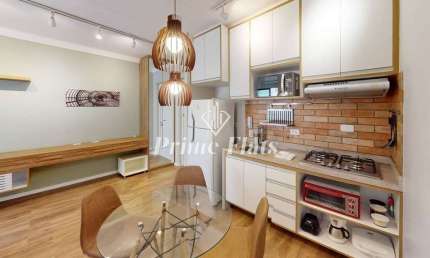 Flat disponível para locação no Madison Plaza Service no Jardim Paulista, com 35m², 1 dormitório e 1 vaga