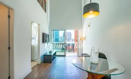 Flat disponível para locação no The Blue Loft, com 44m², 1 dormitório e 1 vaga de garagem